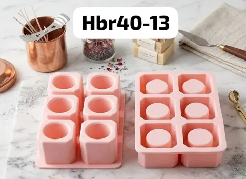 HBR40-13 6 Cavity cube planter mould
