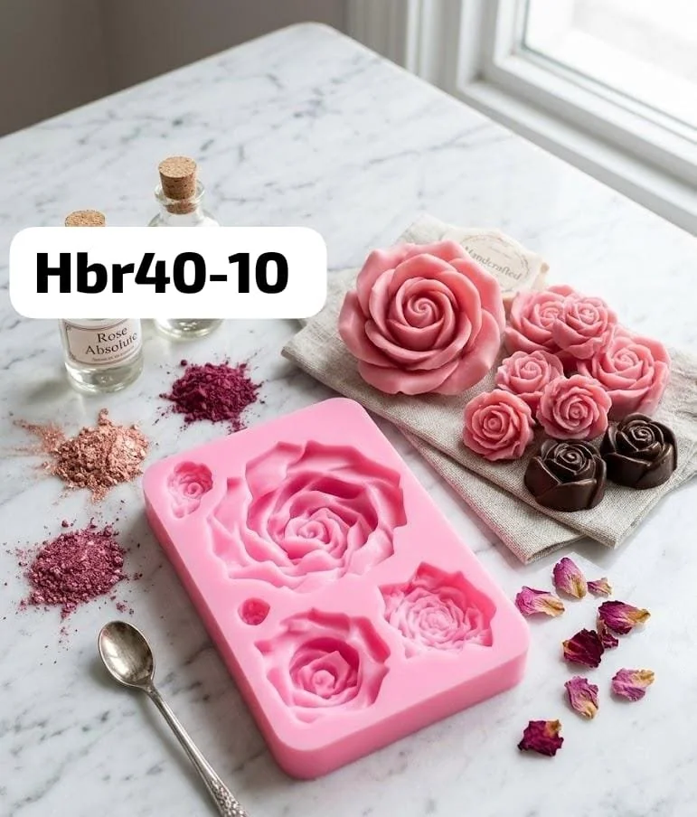 HBR40-10 Flower pink mould 204 grm