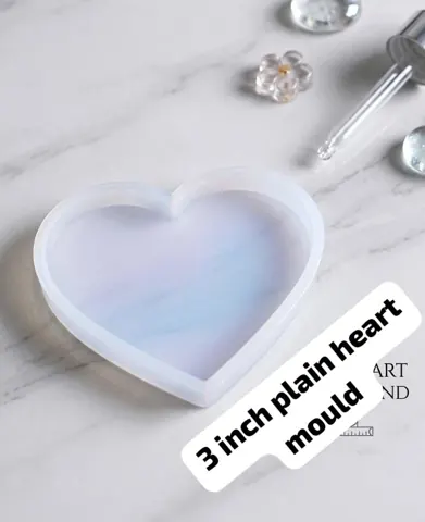 srn373 3inch plain heart mould