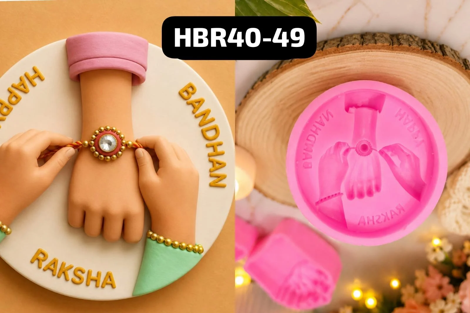 HBR40-49 Raksha-Bandhan Hands Mould Weight – 43grm