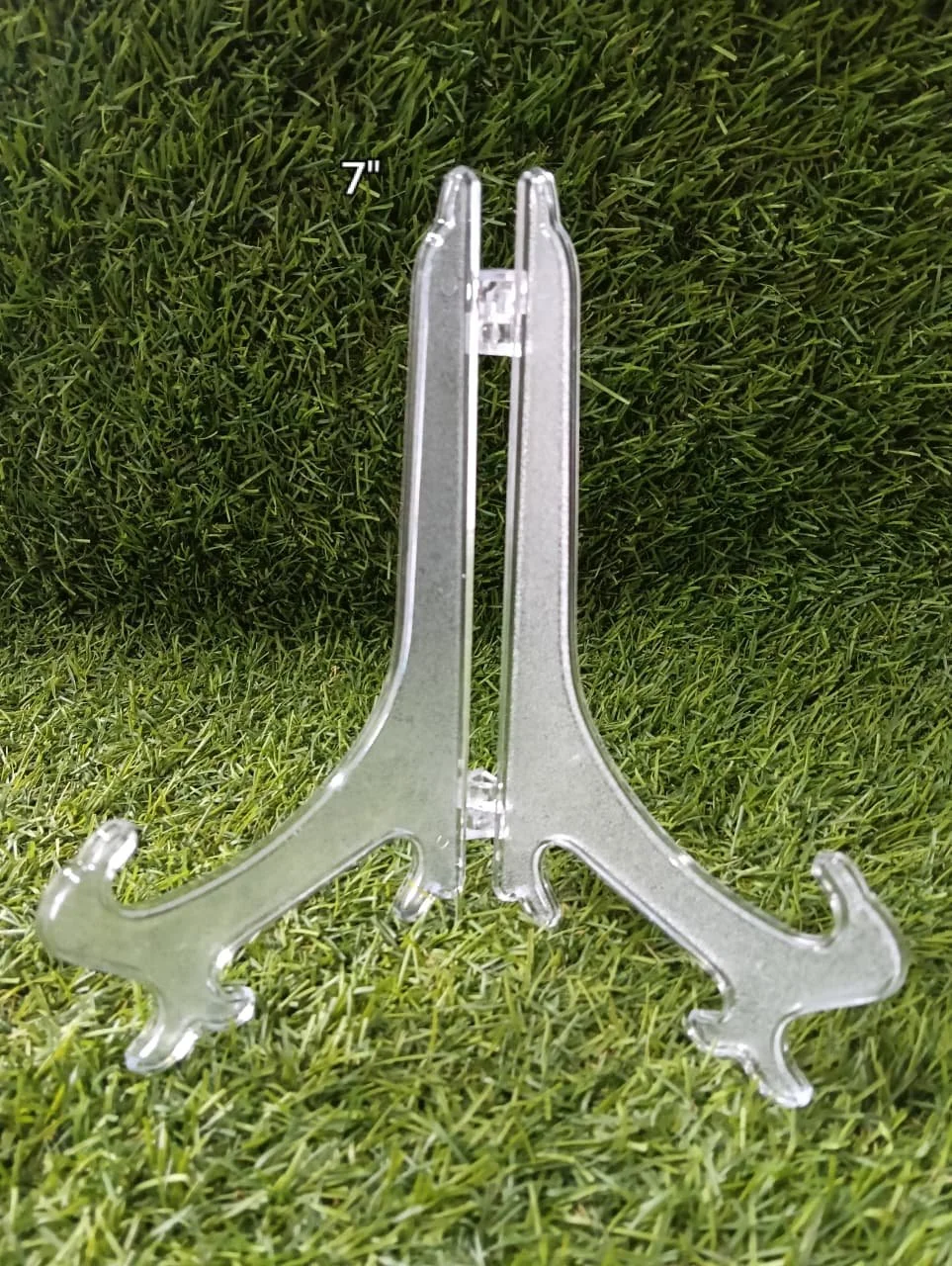 HD146 Transparent Acrylic Stand 7″ /Min qty 12 pcs