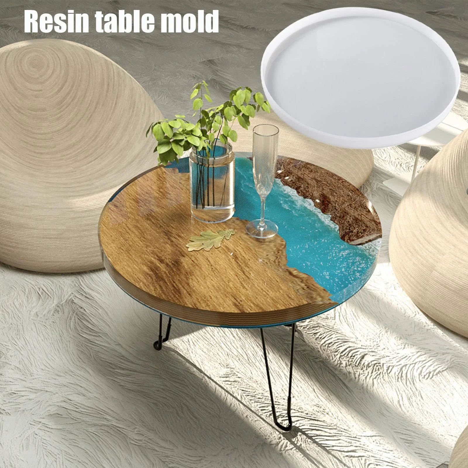 24 inch round plain mould 32mm depth .xtes