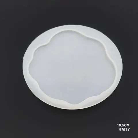 4inch round agate coaster mould 13x11cm
