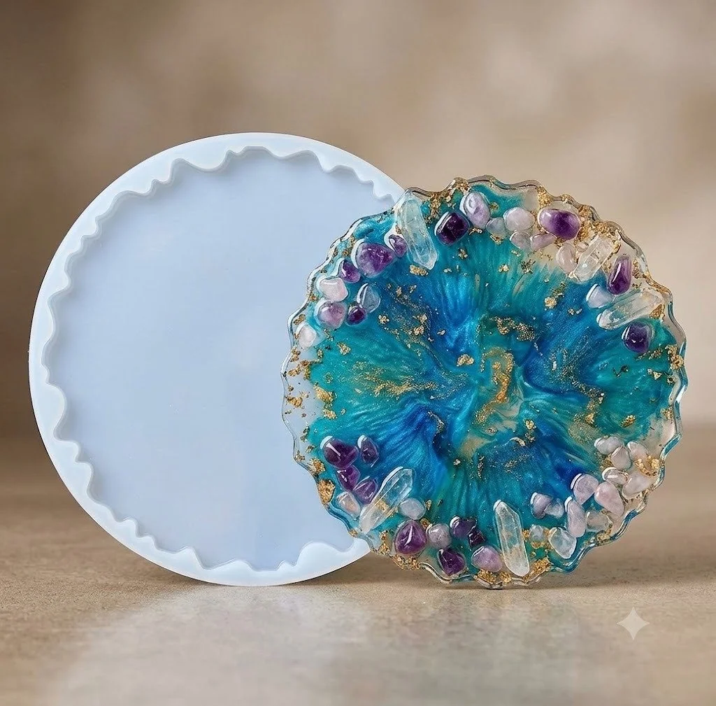 8inch agate mould 8mm depth .min qty 12pcs
