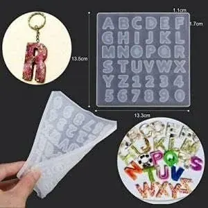 5.5inch Alphabet mould for Earrings, Resin for Jewelry