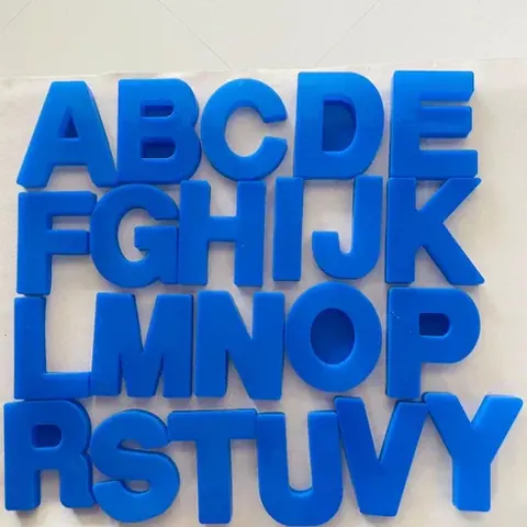 alphabet 6inch mould 22pcs set 20mm depth 16cm