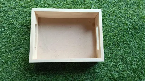 wooden tray size 6x8x2