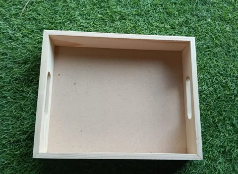 Wooden tray size 8x10x2