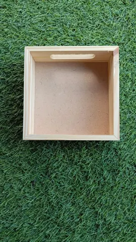 mdf base wooden tray size 6x6x2