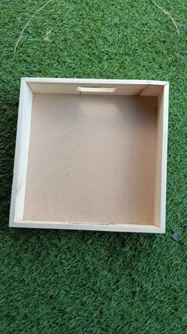mdf base wooden tray size / 10x10x2