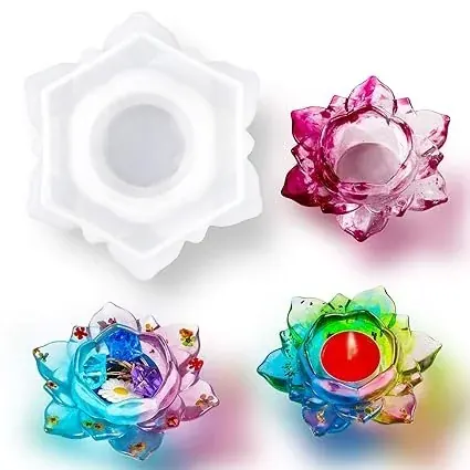 Lotus Candle Mould/ 14x 14 cm..xTe