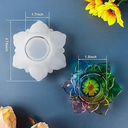 Lotus Candle Mould/ 14x 14 cm..xTe. Min.Qty-12 Pcs