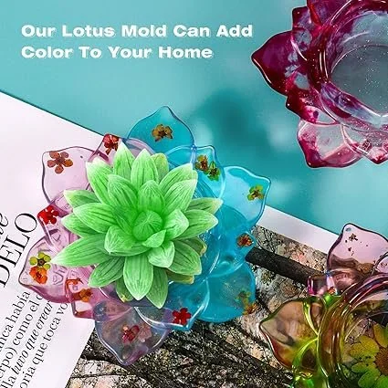Lotus Candle Mould/ 14x 14 cm..xTe. Min.Qty-12 Pcs