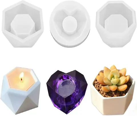 3 Piece Candle Mould/..xSos