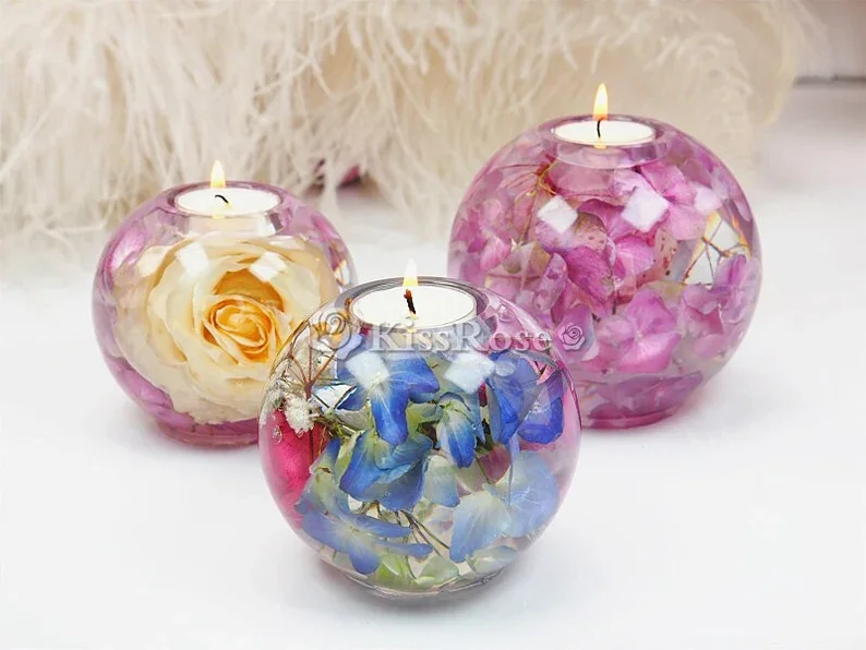 Ball Tea Light Candle Holder/ Min.Qty-12 Pcs