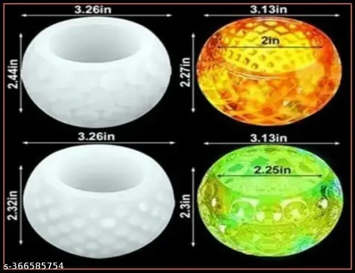 Polka dote Tea Light Holder Silicone Mould /Min.Qty-12 Pcs.xAo