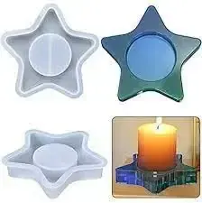 Star Tea Light Holder Silicone Mould /.xpe