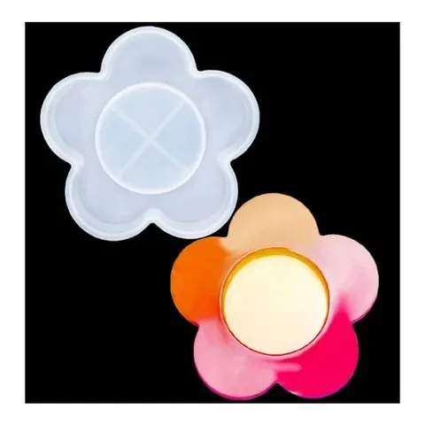 Flower Tea Light Holder Silicone Mould/ xNo