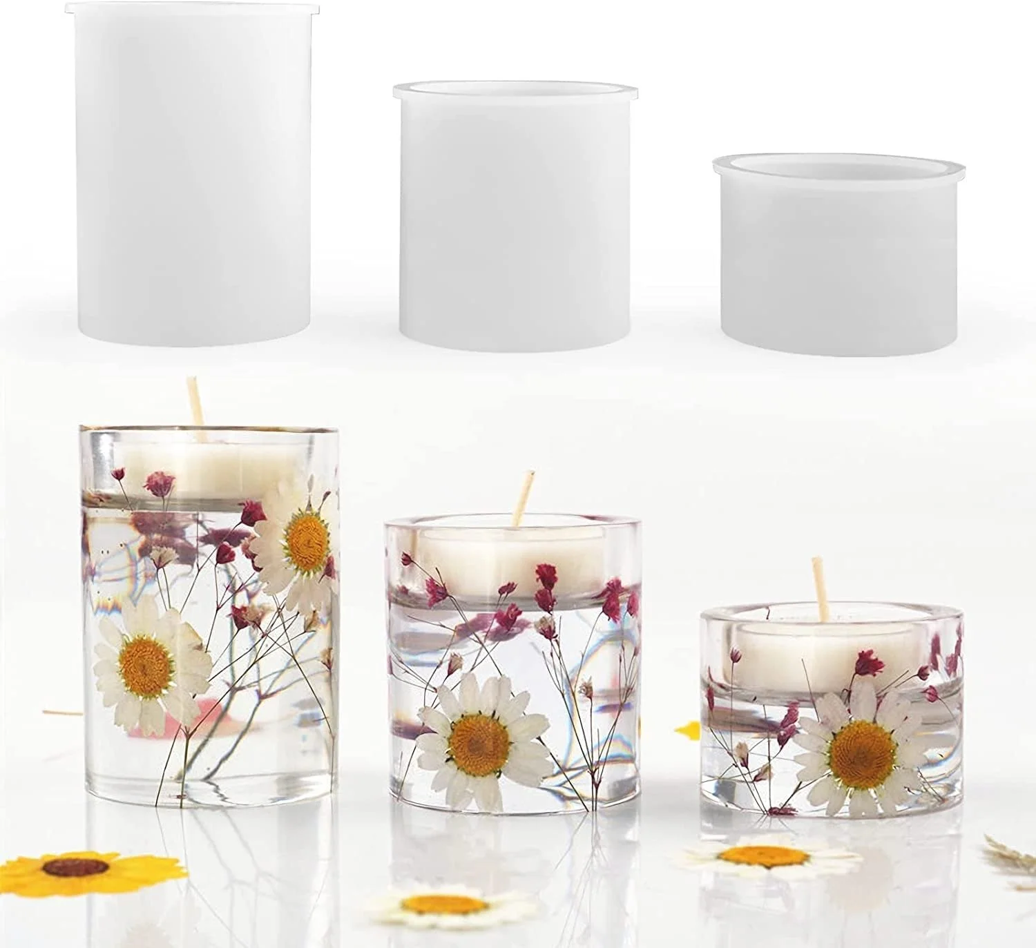 Pillar Candle BIG Mould /Min.Qty-12 Pcs.xeo