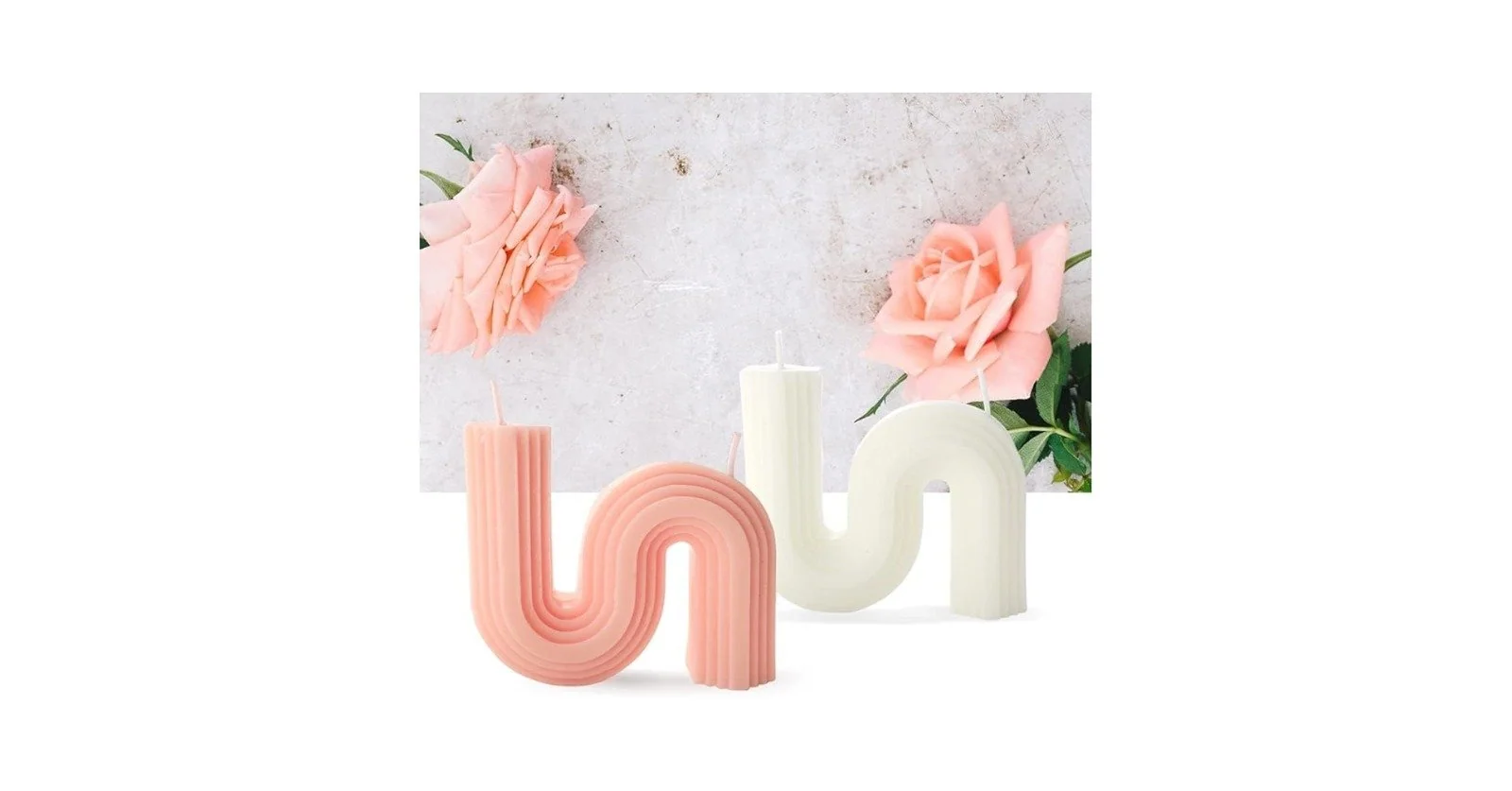 S Candle Mould /Min.Qty-12 Pcs .xeo /Size-8.8*6