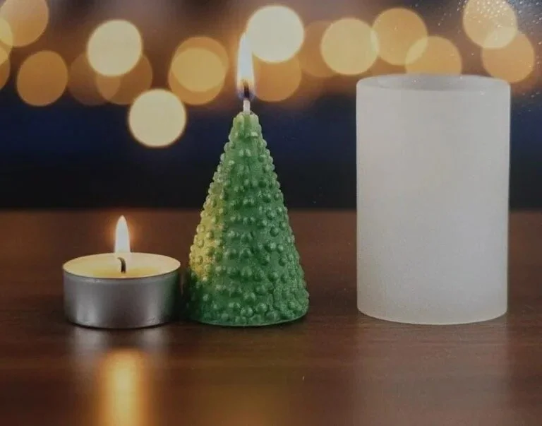 Tree Candle Mould/ Min.Qty-12 Pcs/ x.re/ Size- 5.2*5.2*7.5