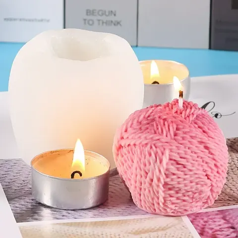 Rope candle Mould/ x.suo/ Size- 4.7*4.3*6