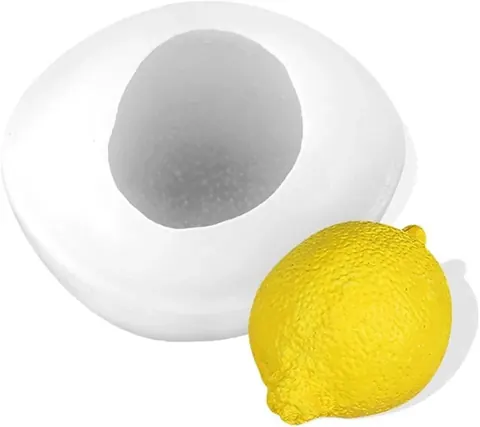 Lemon Candle mould/ x.sne/ Size-8.5*6.5*55