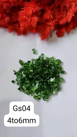 GLASS STONE DARK GREEN 4 to 6mm 5KG