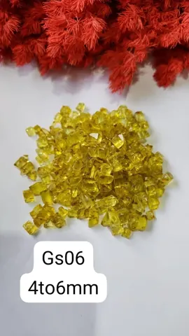 GLASS STONE YELLOW 4 to 6mm 5KG