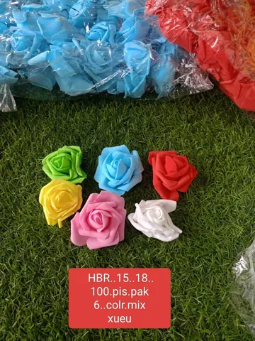 ARTIFICIAL FLOWERS 6.colr.mix 100.pis Qty-1 pkt