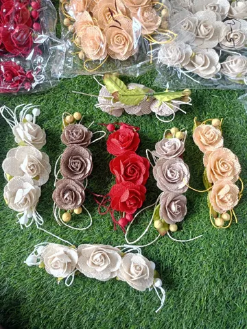 ARTIFICIAL FLOWERS 5.colr 6.pis Oty-1 pkt