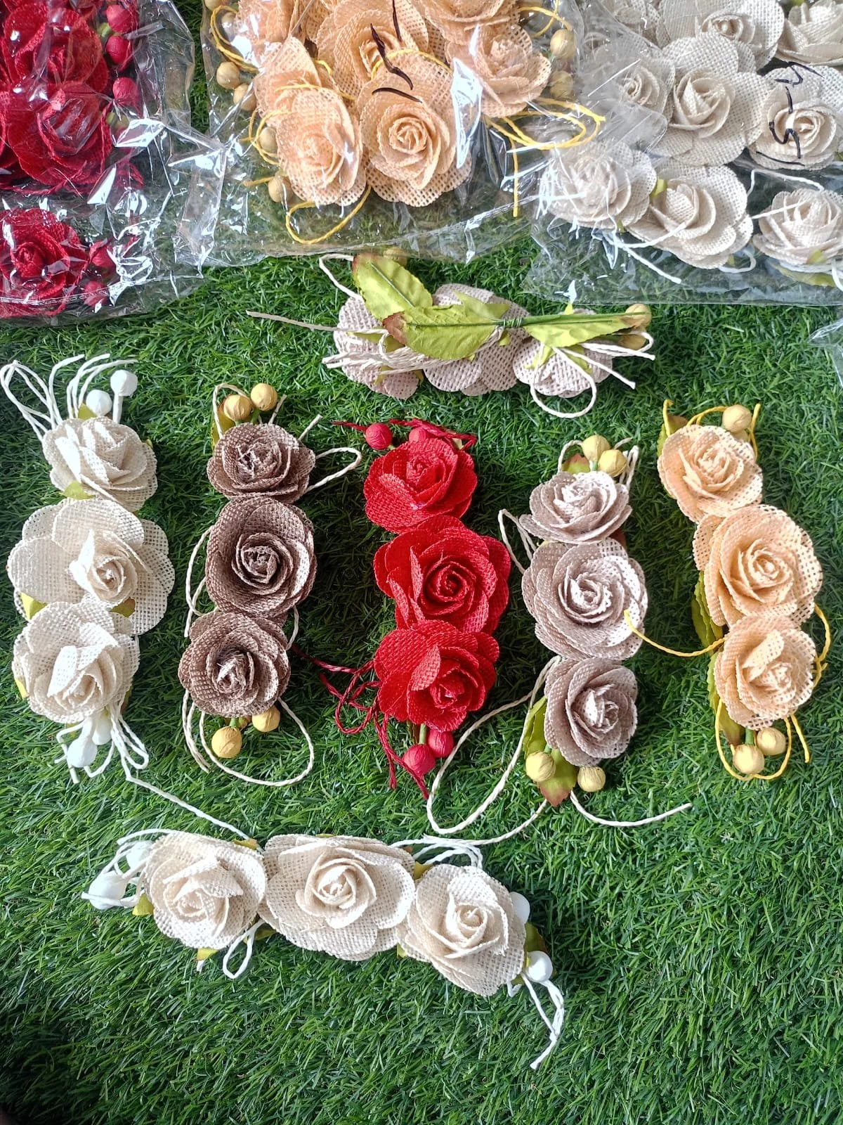 ARTIFICIAL FLOWERS 5.colr 6.pis Oty-1 pkt