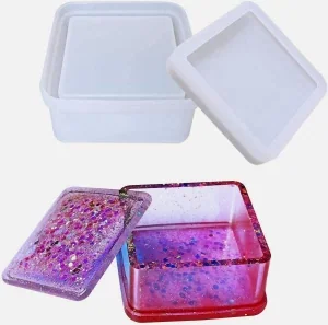 square gift box mould 8x8cm 50 mm depth min qty 12 pcs