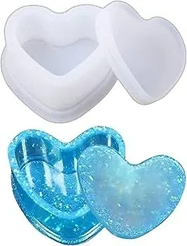 heart gift box mould 7.5×7.5cm