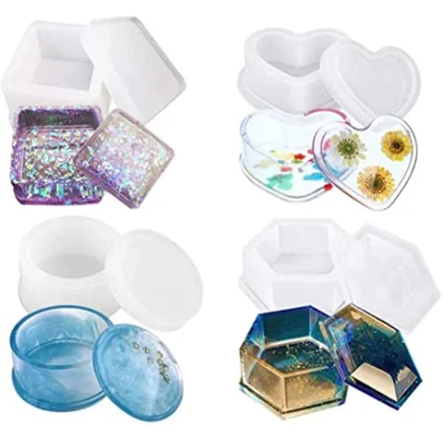 4 pcs gift box mould set min qty 12 set