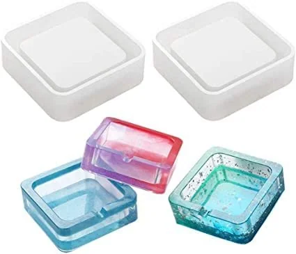 4inch square ash tray mould 10x10cm min qty12pcs