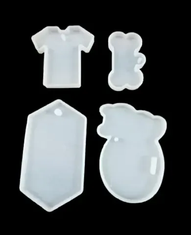 4pcs tag mould 5mm depth