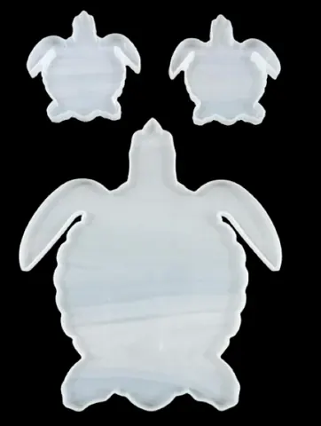 3pcs tortoise mould 11.5x10cm