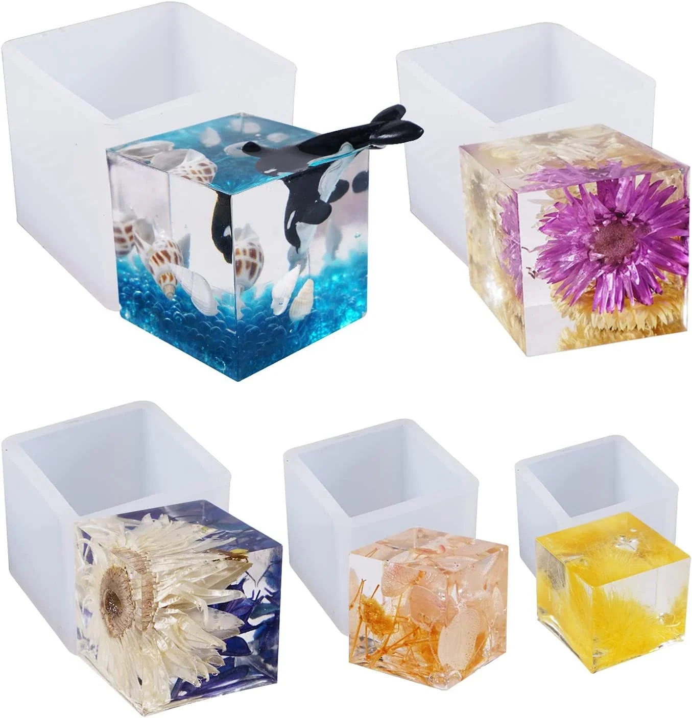 5pcs cube mould min qty12pcs