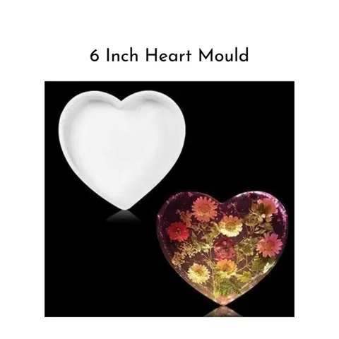 6inch heart mould, 8mm deep