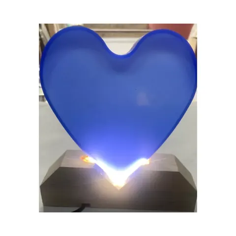 5inch heart led stand 20mm depth mould