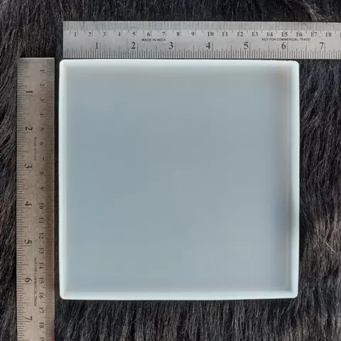 6x6inch square plain mould