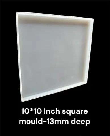 10×10 Inch Square Plain Tray mould