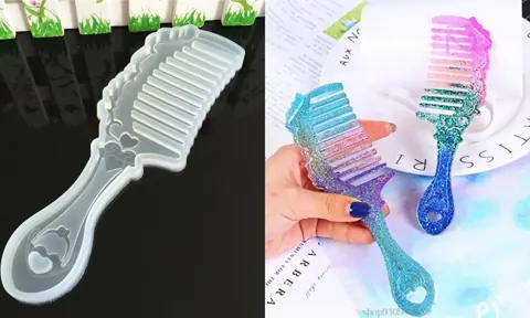 6inch comb design mould 15x5cm 4mm depth