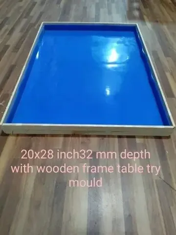 20×28 inch Table Top tray with mould 20inchx28inch 32mm depth