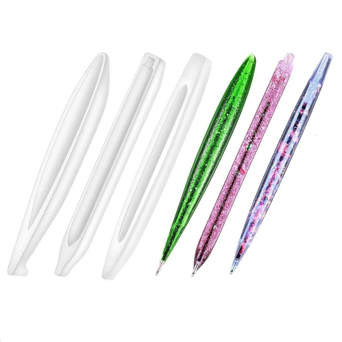 Pen mould 3pcs of set 15x2cm 10mm depth min qty12pcs