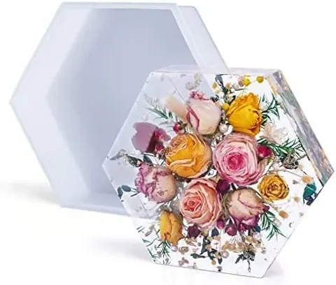Hexagon shape 8inch wedding mould 27x20cm