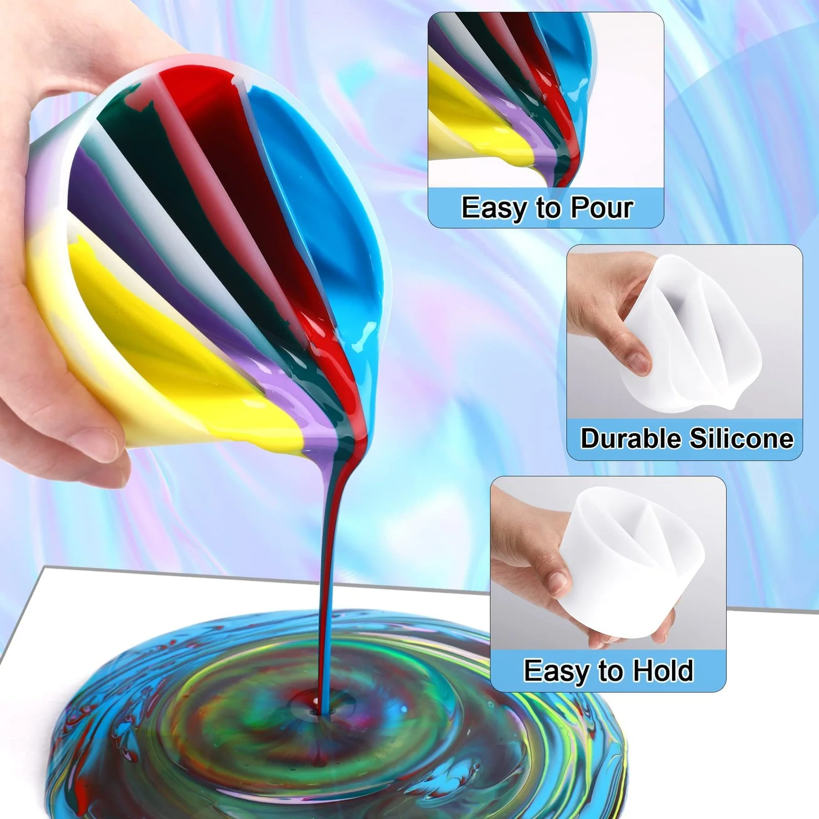 pouring cup 500ml silicon mould