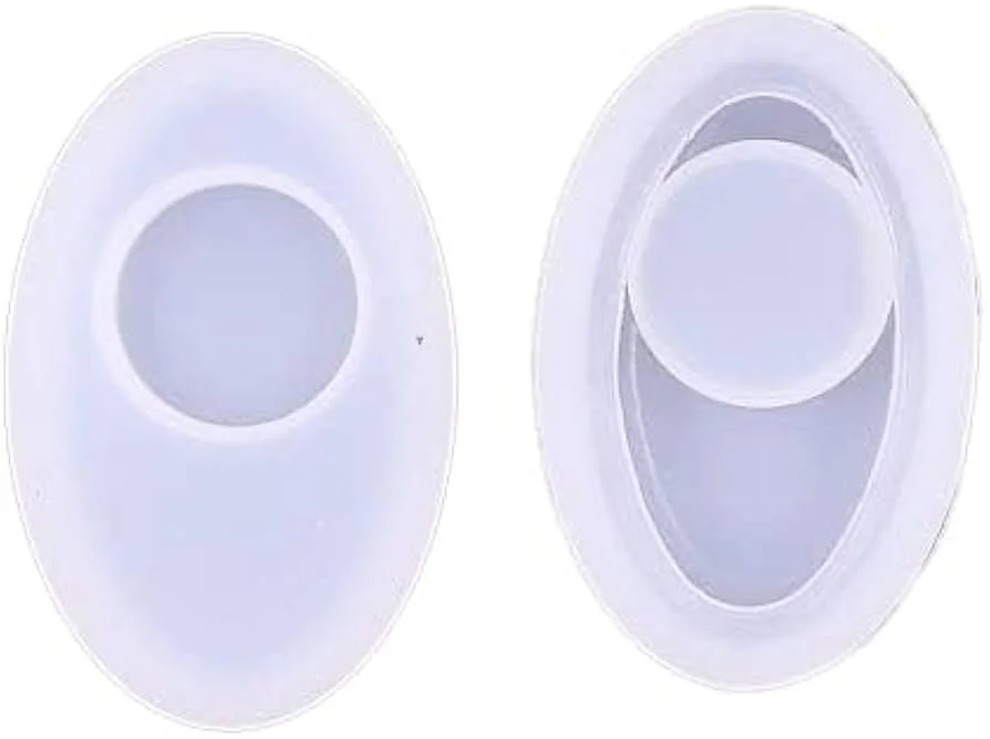 OVAL SHAPE T LIGHT CANDLE MOULD MIN QTY.MIN QTY.12PCS