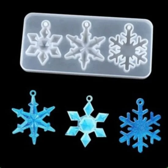 SNOW FLAKES MOULD MIN QTY 12PCS